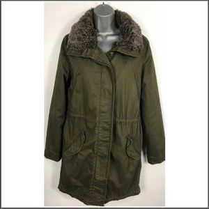 H&M Army Green Winter Coat